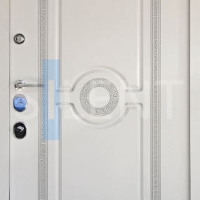 Матова краска по RAL 9003 с патиной