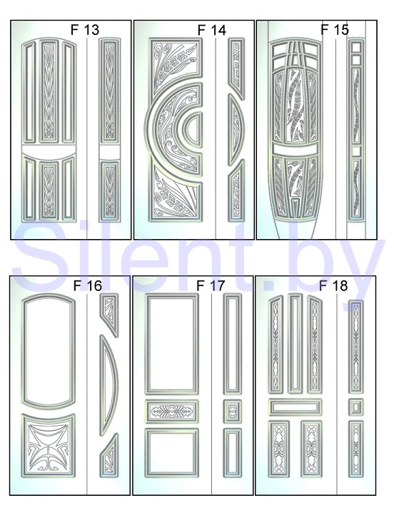 художественная фрезеровка дверных панелей