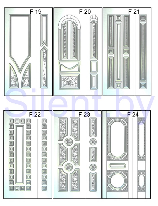художественная отделка металлических дверей